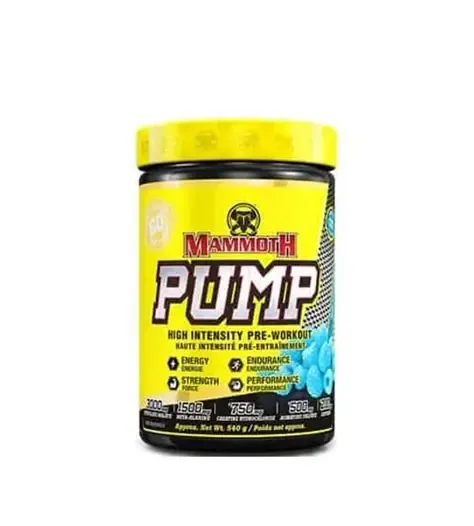 MAMMOTH PUMP PRE-WORKOUT60 SERV