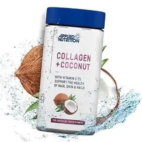 APPLIED NUTRITION COLLAGEN + COCONUT 180 CAPSULES 90 SERV