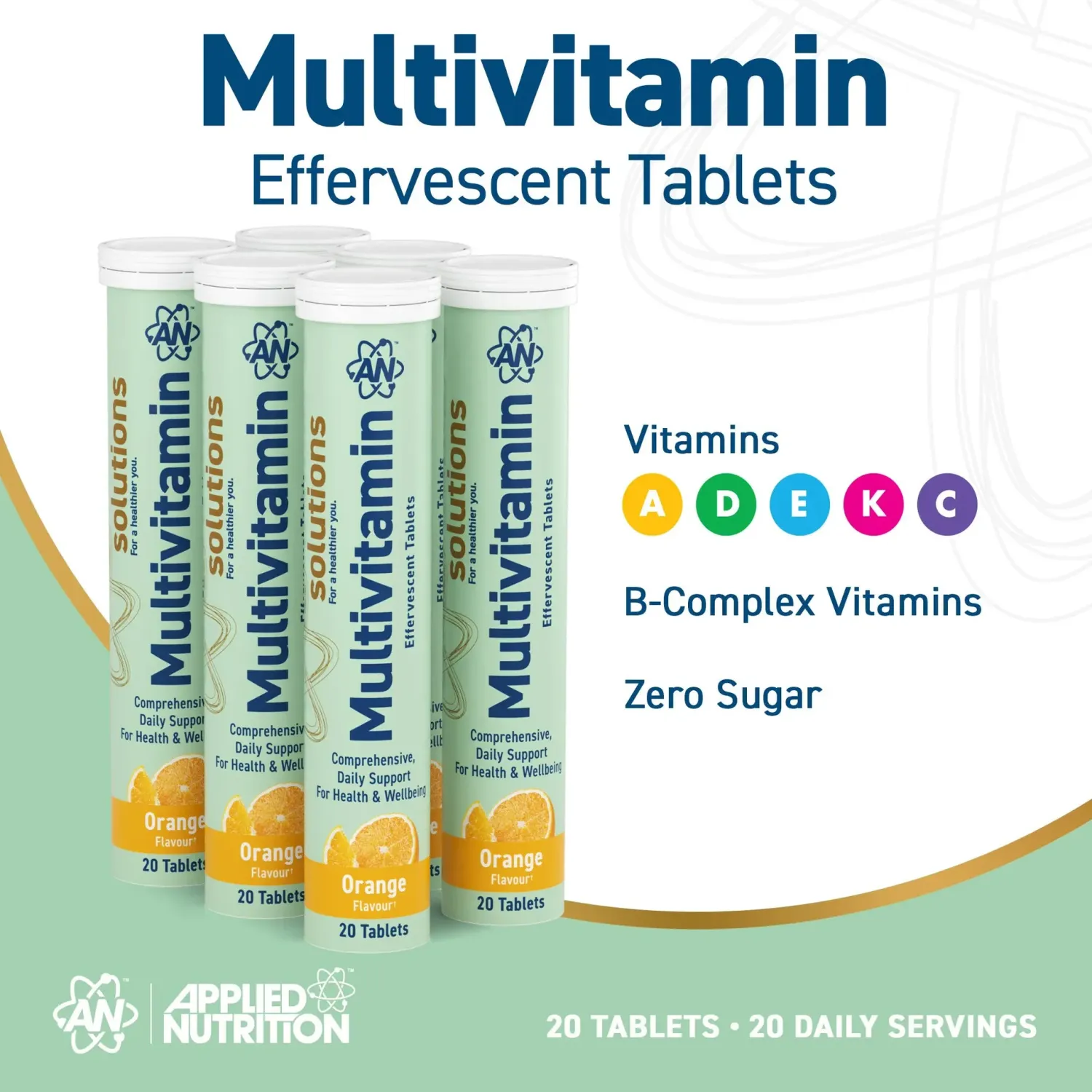 APPLIED NUTRITION MULTIVITAMIN EFFERVESCENT TABLETS