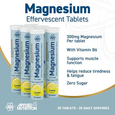 APPLIED NUTRITION MAGNESIUM EFFERVESCENT TABLETS