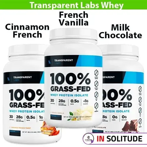 TRANSPARENT LABS 100% GRASS-FED WHEY PROTEIN ISOLATE