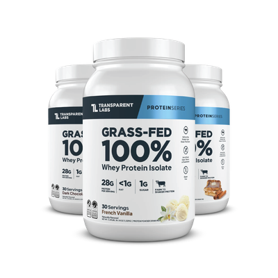 TRANSPARENT LABS 100% GRASS-FED WHEY PROTEIN ISOLATE