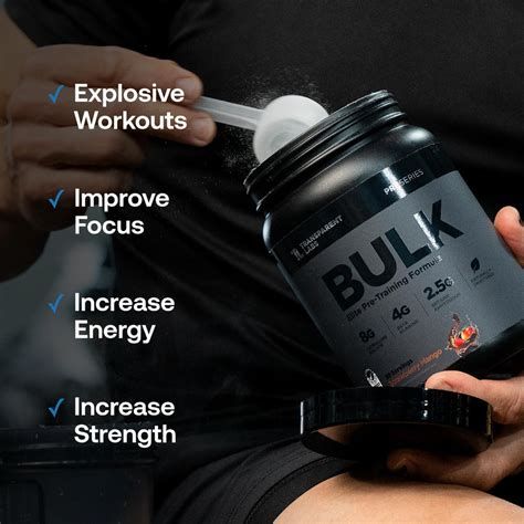 TRANSPARENT LABS BULK PRE-WORKOUT 30SERVING