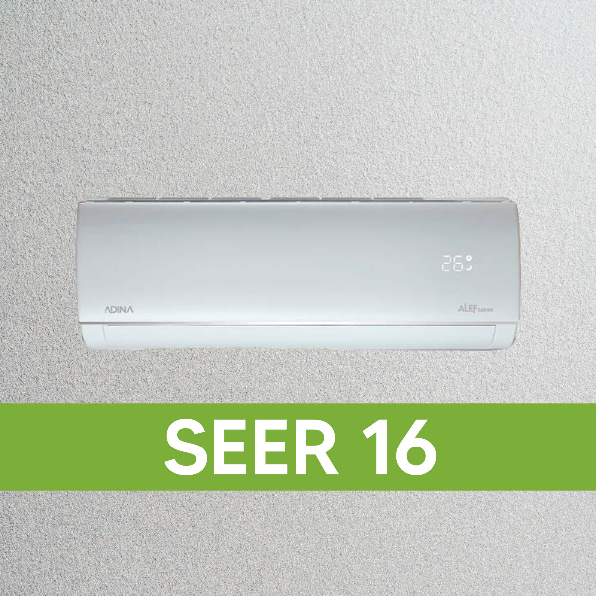 12,000 BTU Adina alef seer 16 air conditioner unit