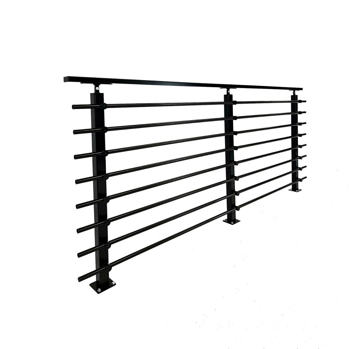 Horizontal Bar Railing (Stainless Steel or Powder Coated Finish)