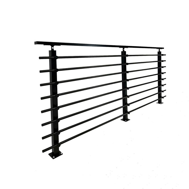 Aluminum Railings Belize – Horizontal Bar Guardrail Railings