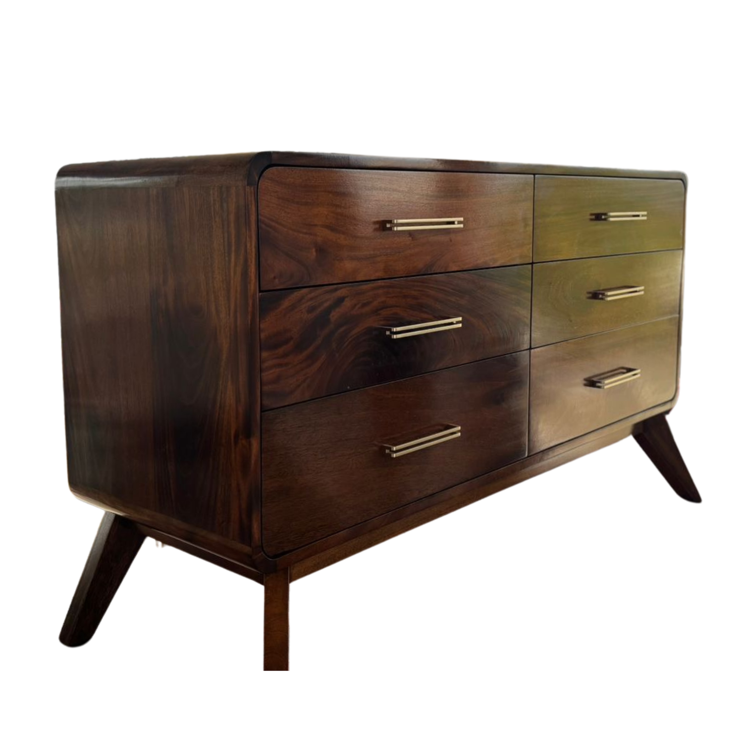 Mid Century Modern 6-Drawer Dresser