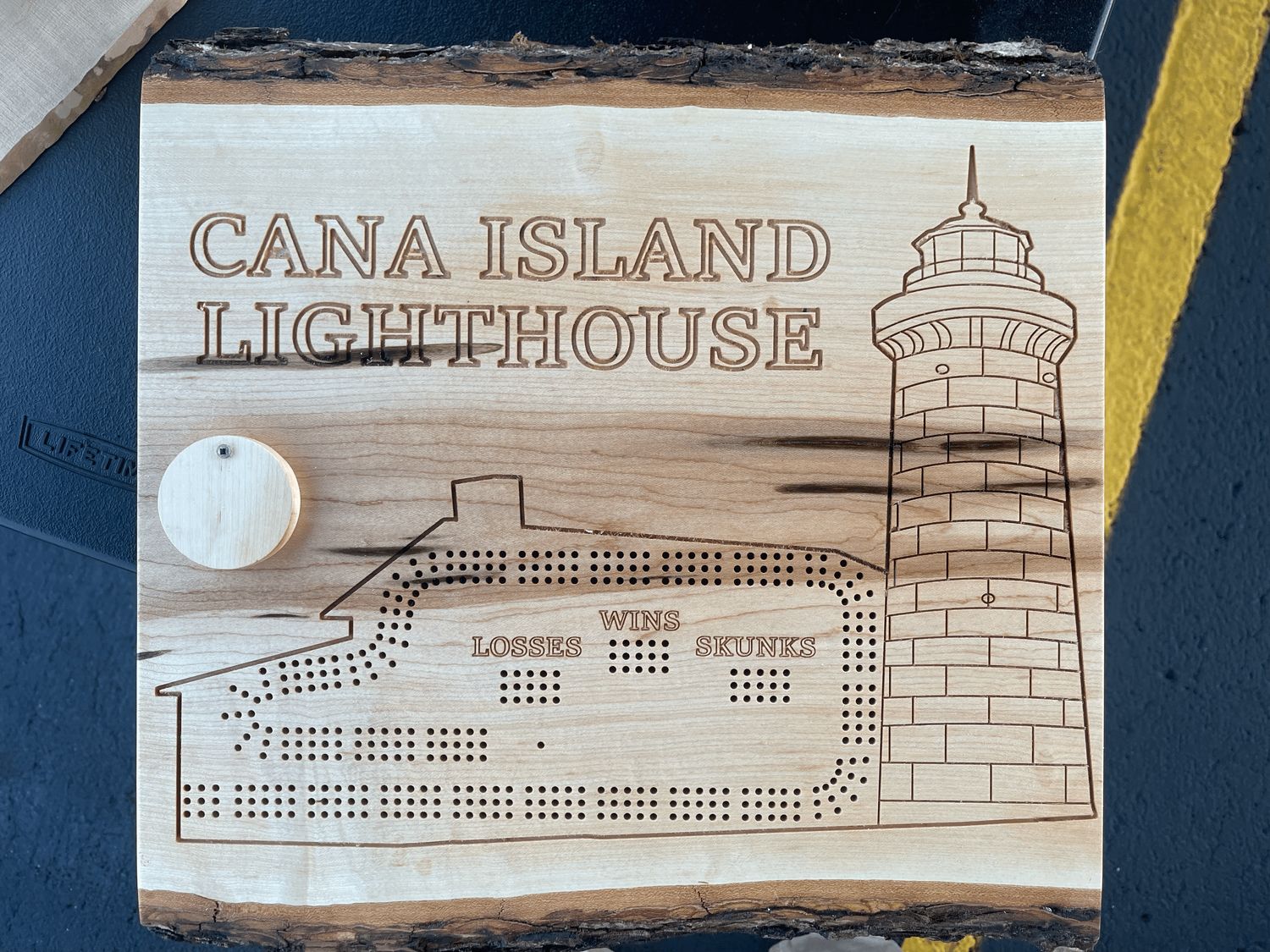 Cana Island Cribbage Board