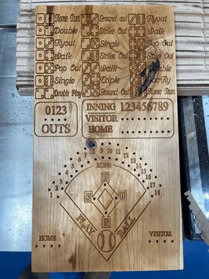 Baseball Dice Game