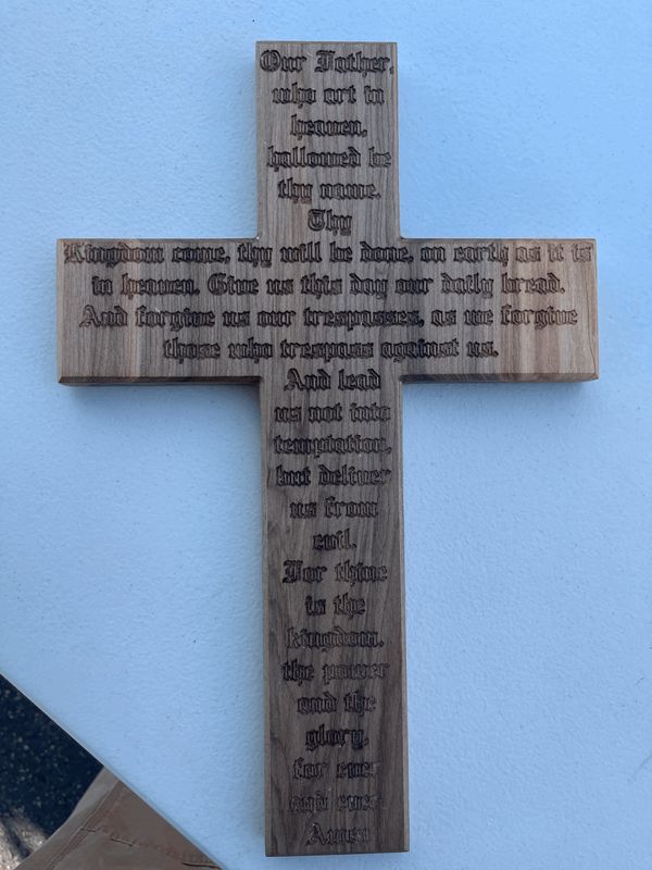 Lord&#39;s Prayer Cross
