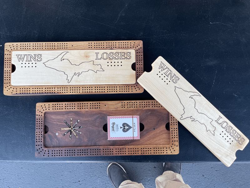 U.P. Cribbage Board