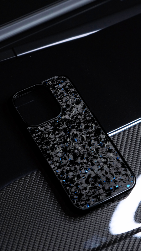 Forged Carbon Phone Case iPhone BLUE