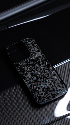 Forged Carbon Phone Case iPhone BLUE