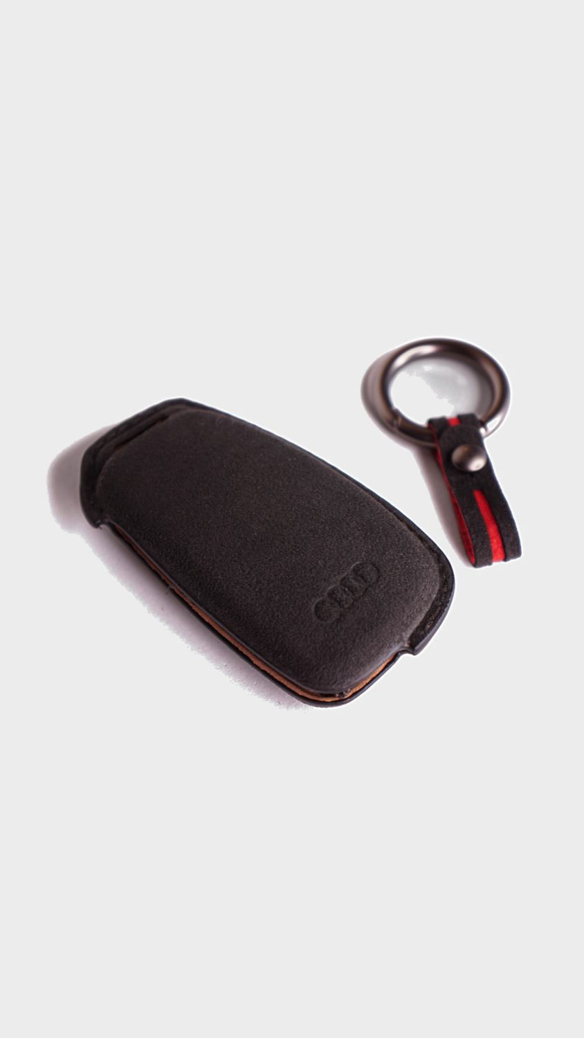 Carbon fiber key case Audi