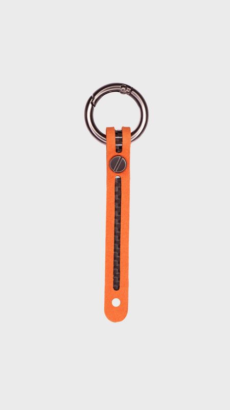 Carbon x Alcantara key ring