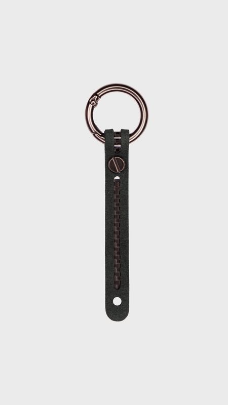 Carbon x Alcantara key ring