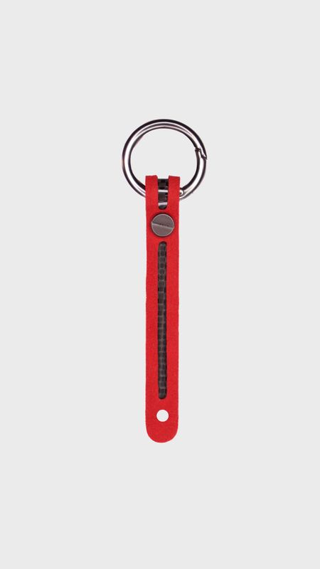 Carbon x Alcantara key ring