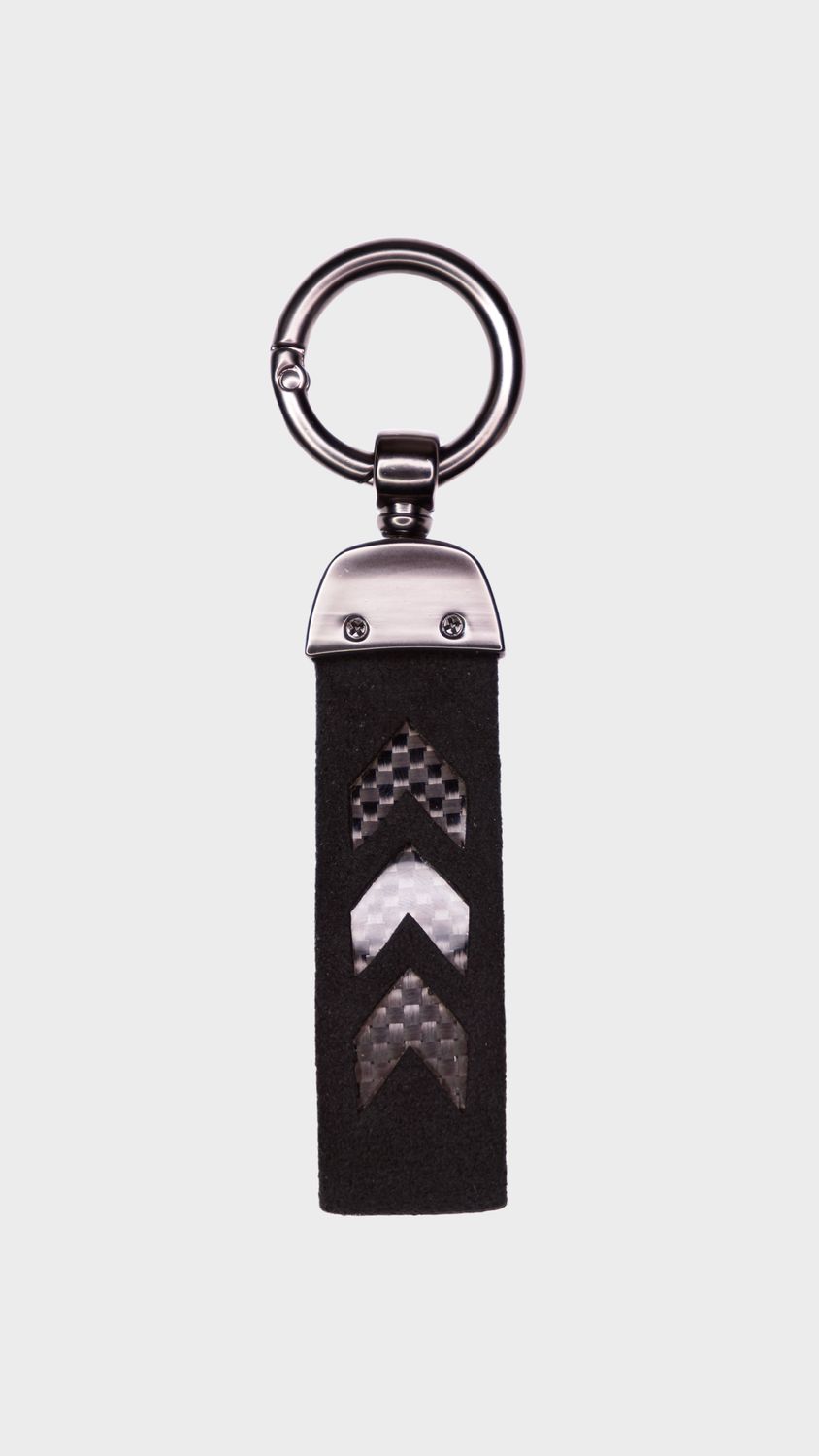 Carbon x Alcantara key ring