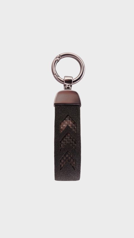 Carbon x Alcantara key ring