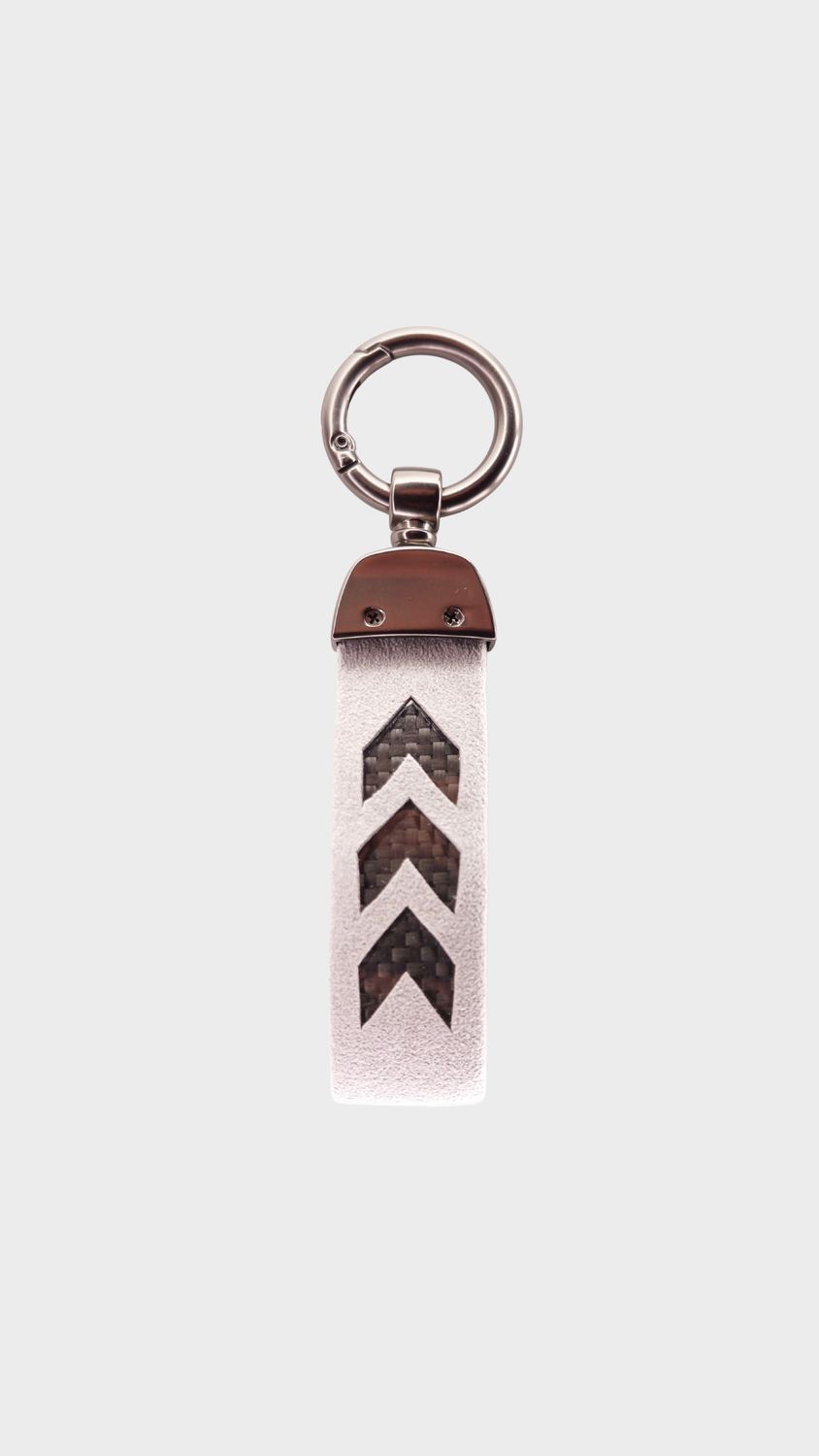 Carbon x Alcantara key ring
