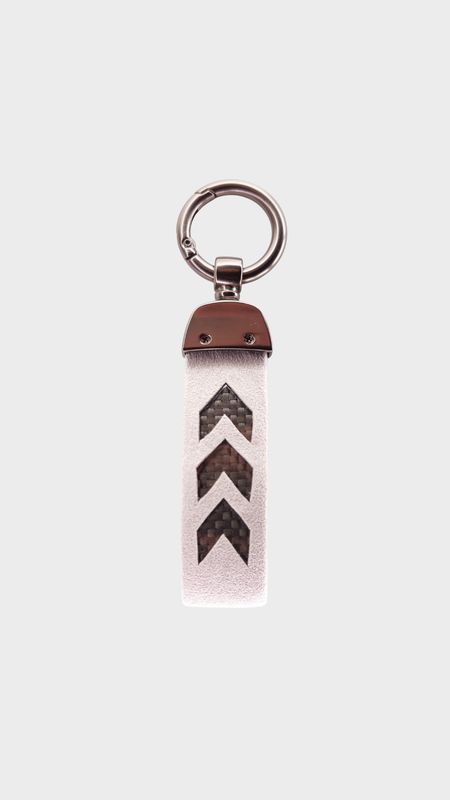Carbon x Alcantara key ring
