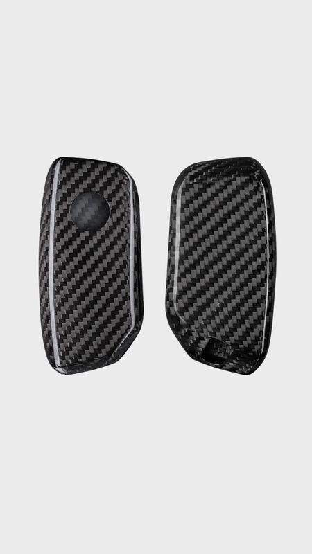 BMW Car key cover case key fob carbon fiber Series 7 740Li IX XM I7 G81