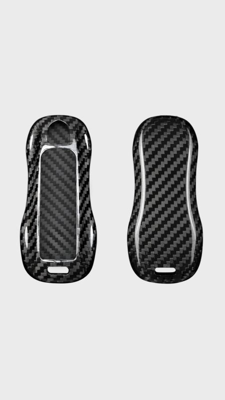 Porsche key case cover key fob carbon fiber carbon 992 911 Cayenne Panamera Taycan