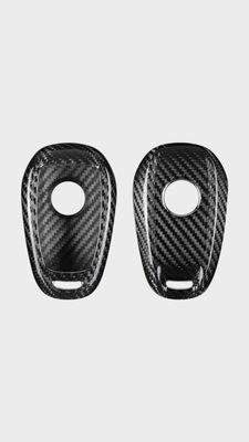 Car key case Alfa Romeo cover carbon fiber Giulia Stelvio Tonale