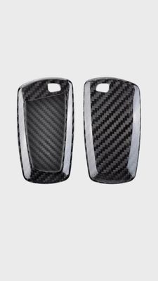 BMW Car key cover case key fob carbon fiber 
