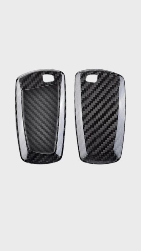 BMW Car key cover case key fob carbon fiber 