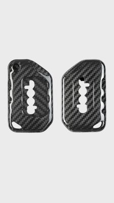 Jeep Car key cover case key fob carbon fiber Wrangler Gladiator