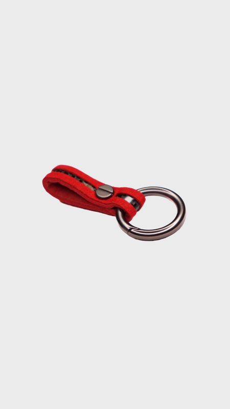 Carbon x Alcantara key ring