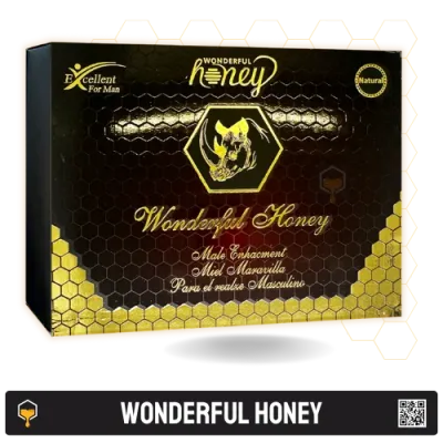 Wonderful Honey 12 sachets – Natural male enhancement honey for stamina and sexual vitality