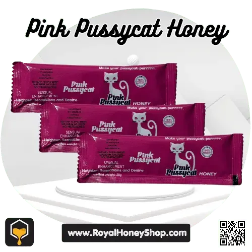 Pink Pussycat Honey 3 sachets – Female enhancement honey to boost desire and pleasure