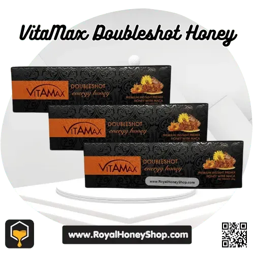 Vitamax Doubleshot Honey 3 sachets – Energy honey for male performance and stamina boost