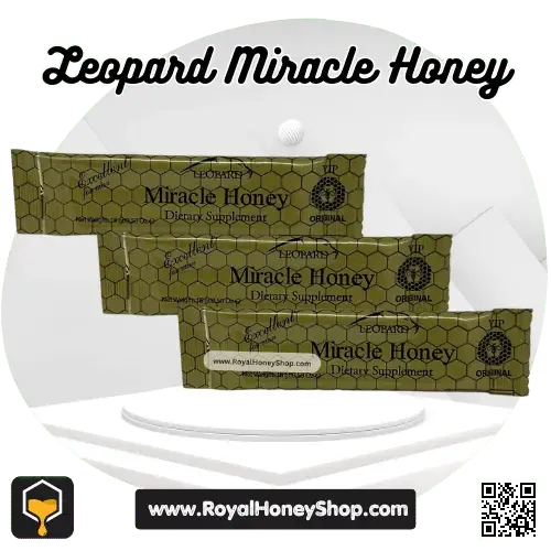 Leopard Miracle Honey 3 sachets – Strong male sexual enhancer honey for instant results