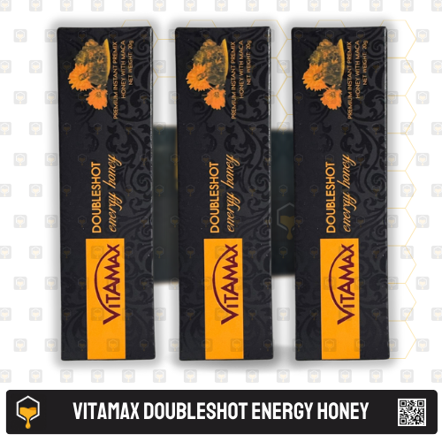 Vitamax Doubleshot Energy Honey (3 Packets)