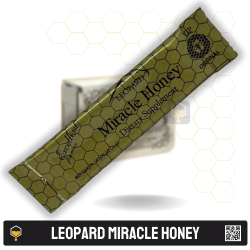 Leopard Miracle Honey (Single) Leopard Miracle Honey 1 sachet – Instant male enhancement honey sachet for erection and power