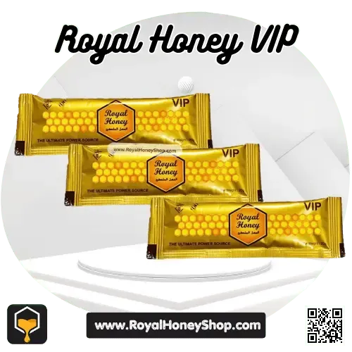 Royal Honey VIP 3 sachets – Sample pack of premium male enhancement honey for stamina and sexual power