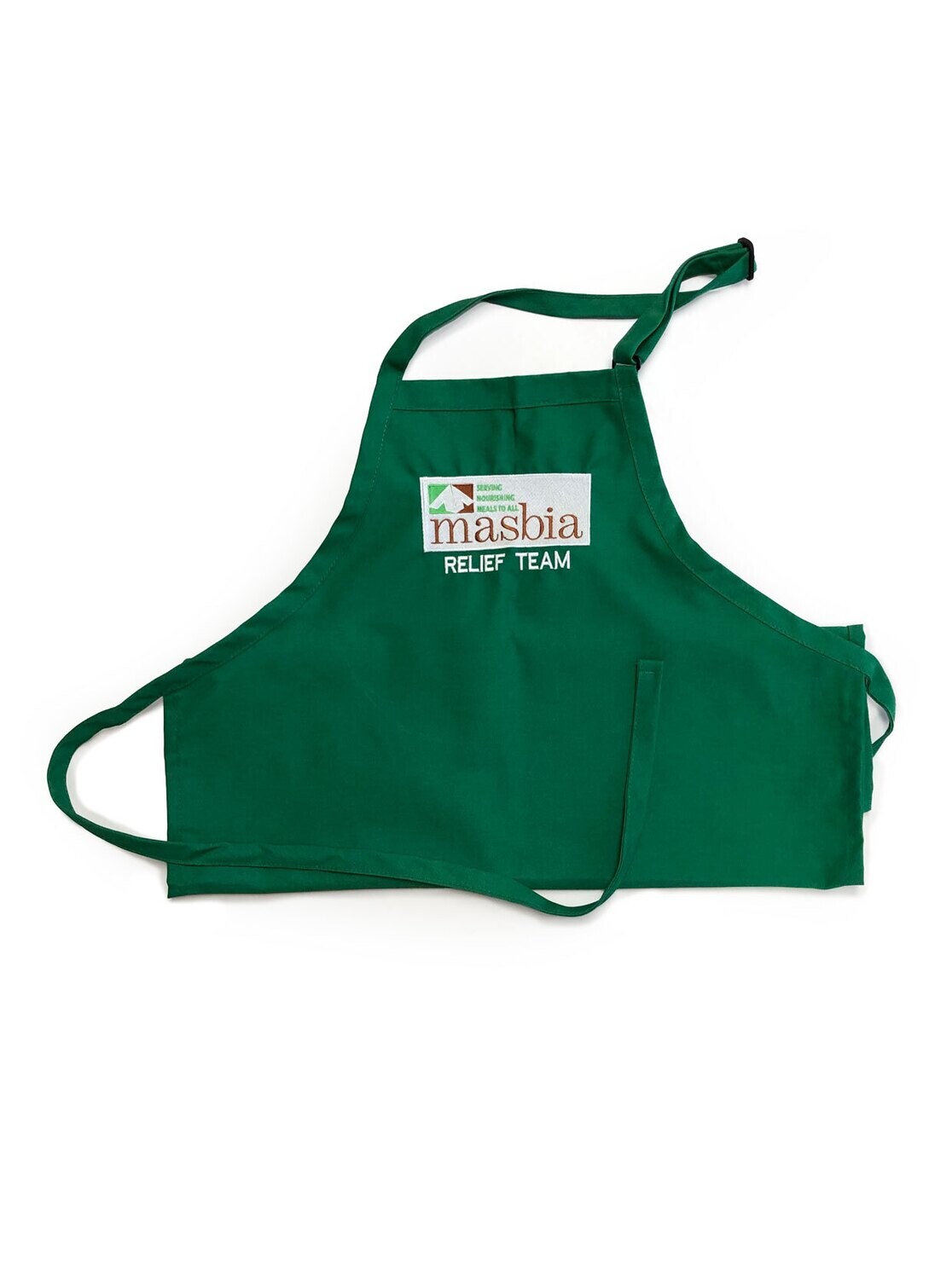 Masbia Apron with Embroidered Logo- English - Gift for Feeding the Needy at Masbia
