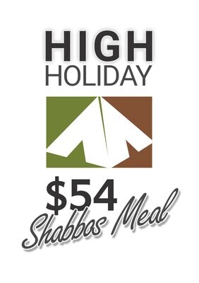 Sponsor $54 This High Holiday Season For a Shabbos Meal