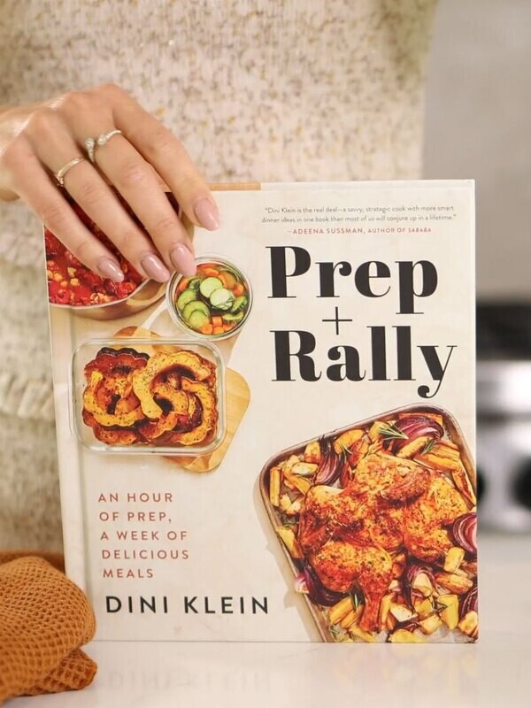 3 Packages to Feed the Needy at Masbia and Receive &quot;Prep And Rally: An Hour of Prep, A Week of Delicious Meals,&quot; by Dini Klein