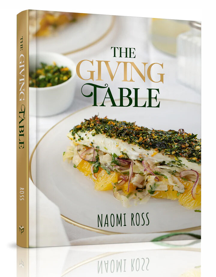 Cookbook: The Giving Table by Naomi Ross For Sponsoring Meals At Masbia