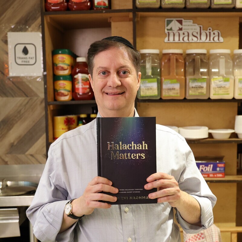 10 Meals to Feed The Needy at Masbia and Receive the book &quot;Halachah Matters&quot; by Rabbi Zvi Nachman