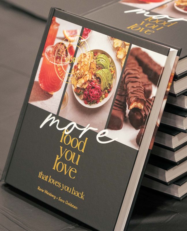 3 Food Packages For The Needy At Masbia And YOU Get The NEW &#39;More Food You Love&#39; Cookbook by Rorie Weisberg &amp; Sara Goldstein