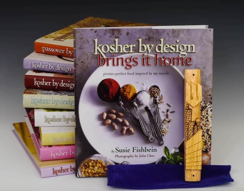 Complete Kosher By Design Cookbook Set with Mezuzah - Gift From Susie Fishbein For Donating