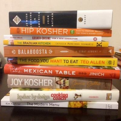 Cookbooks donated to Masbia by Authors to Give to Donors