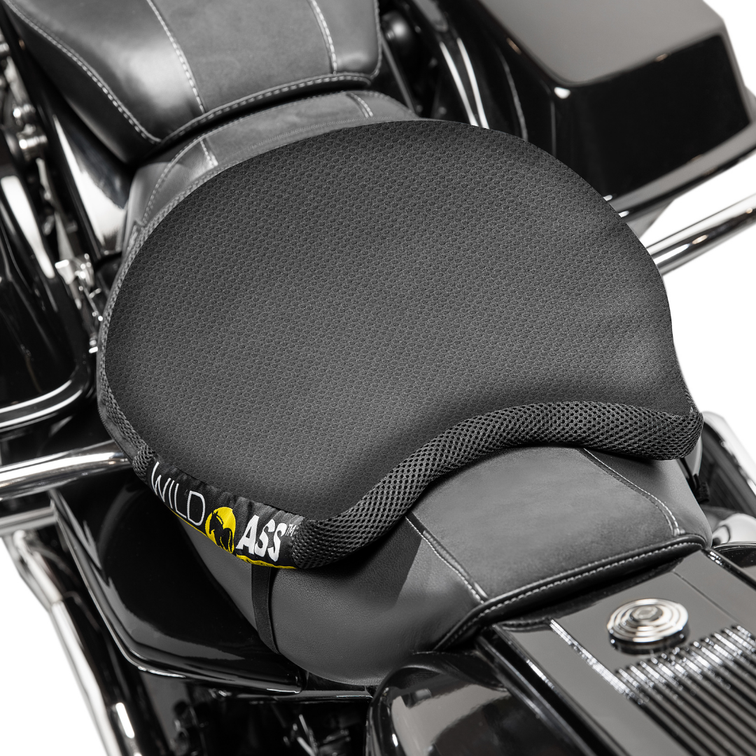 Coussin moto Wild Ass Pillion Classic néoprène Couvre selle confort