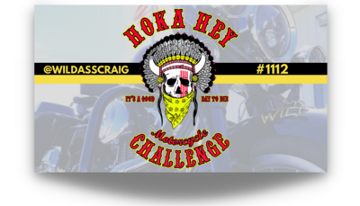 2022 Hoka Hey Rider #1112 Support Card