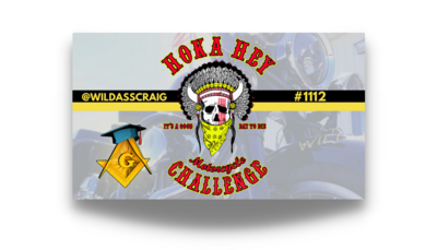 2022 Hoka Hey Rider #1112 Support Card